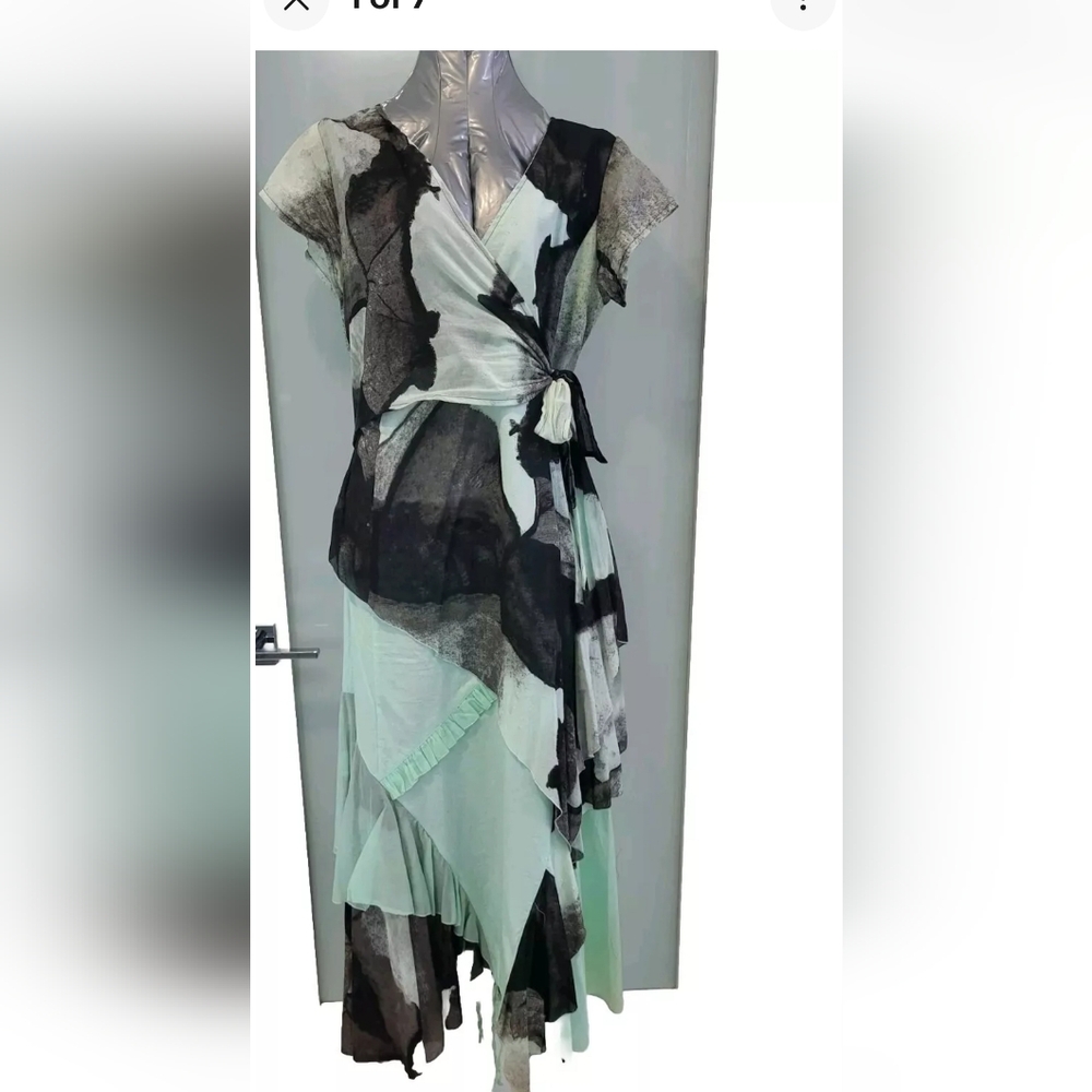 Elegant Black and White Women's Dress